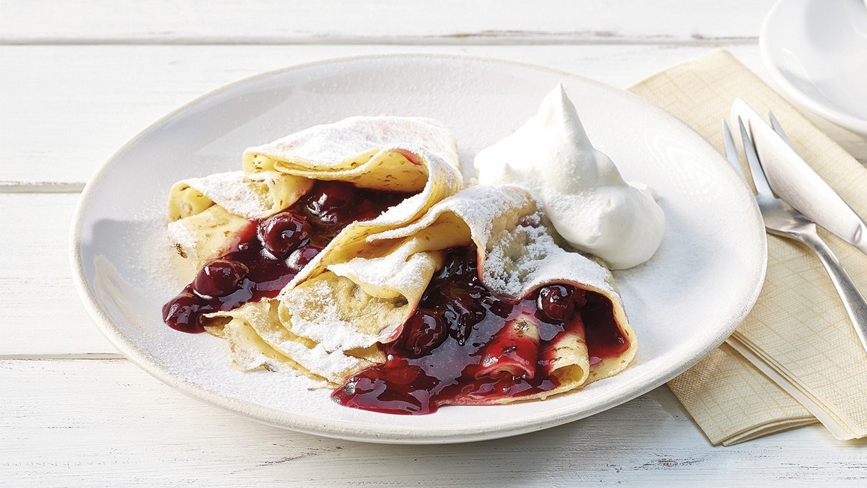 Crêpes aux griottes