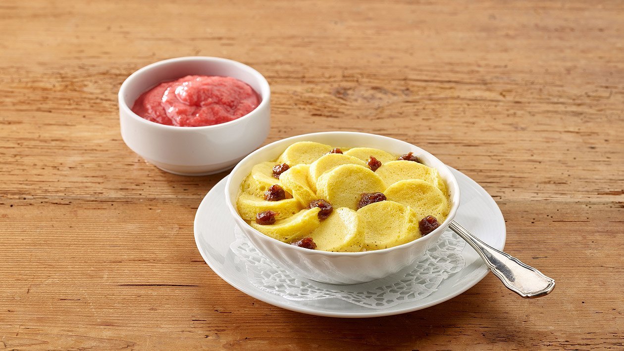 Brot-und-Butter-Pudding / Pürierte Kost