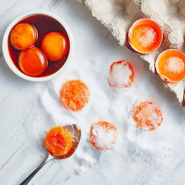 Cured Egg | Food Pairing mit gebeizetem Ei
