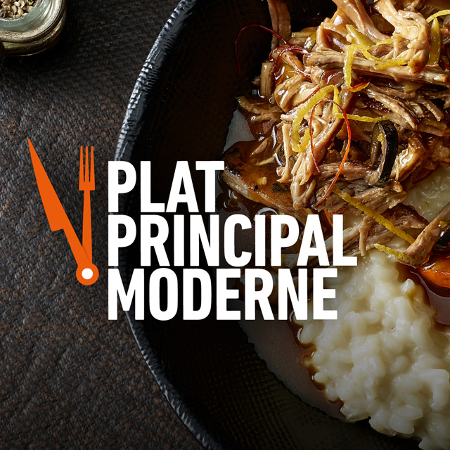 PLATS PRINCIPAUX «CUISINE MODERNE»